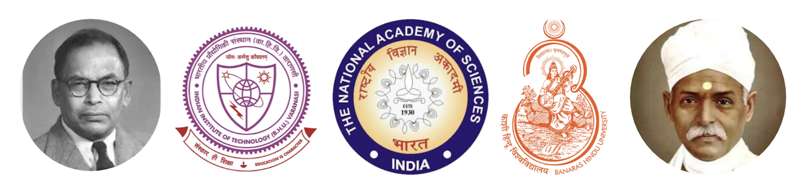 NASI, Banaras Hindu University and IIT (BHU) institutional logos