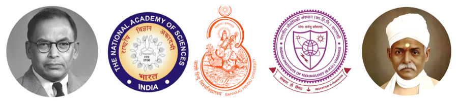 NASI, Banaras Hindu University and IIT (BHU) institutional logos